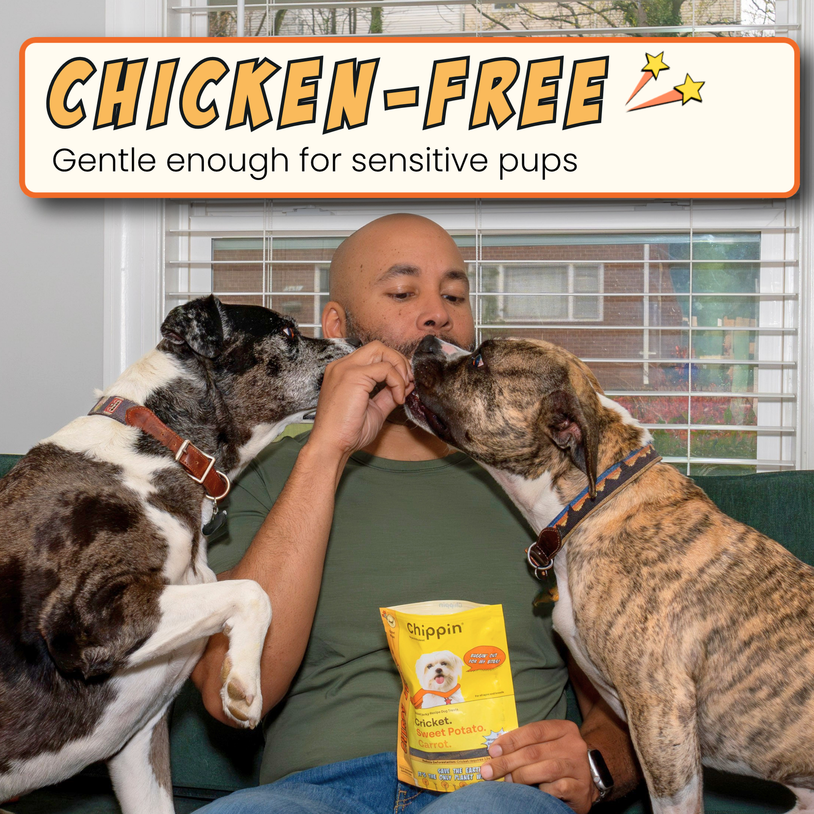 洋楽 G-RAP SKINNY DOG - LOADED & READY High Value Dog Treats | Novel Protein | Sensitive Tummy Safe | Chippin