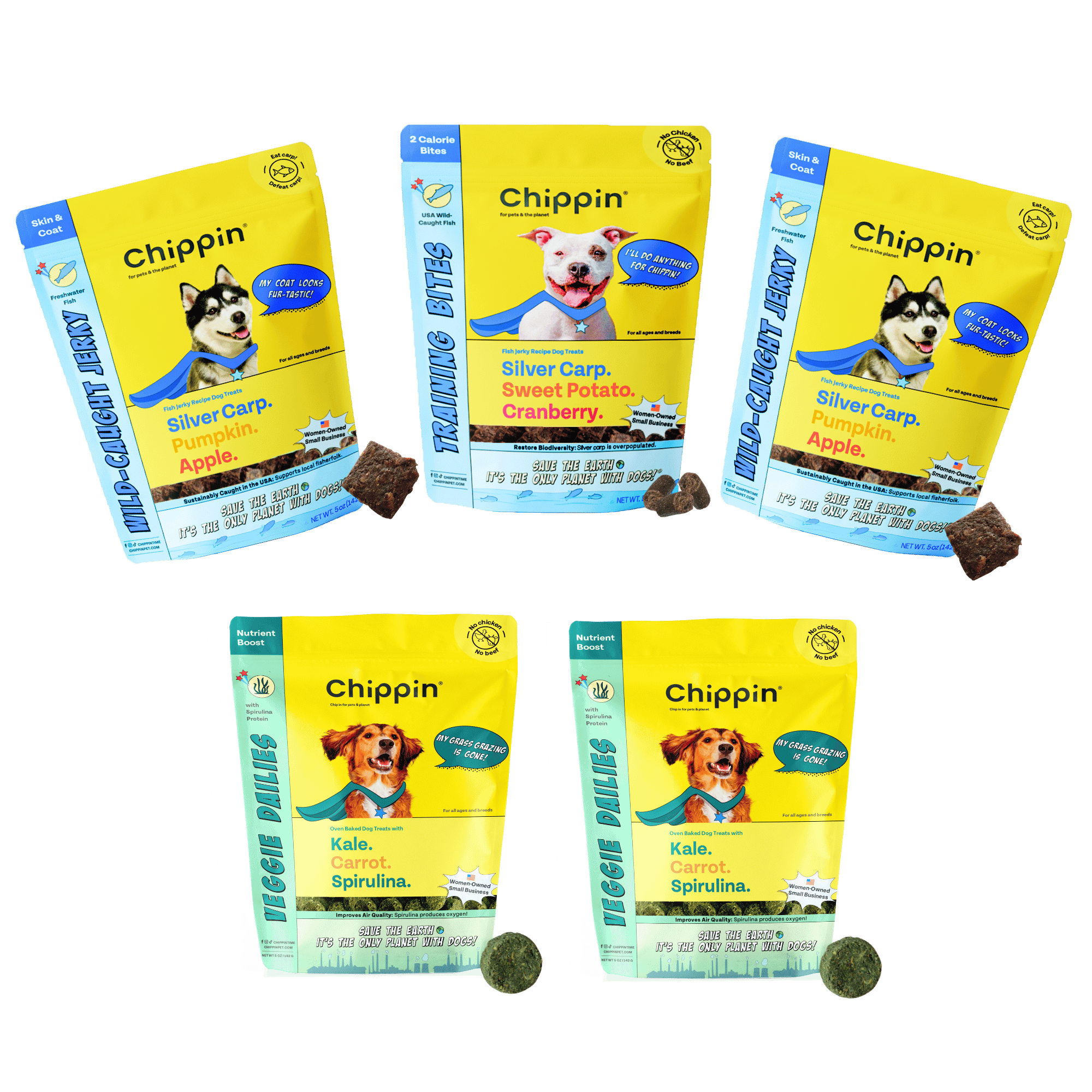 Chippin Super Bundle | Highly Digestible & Eco-Friendly Dog Treats