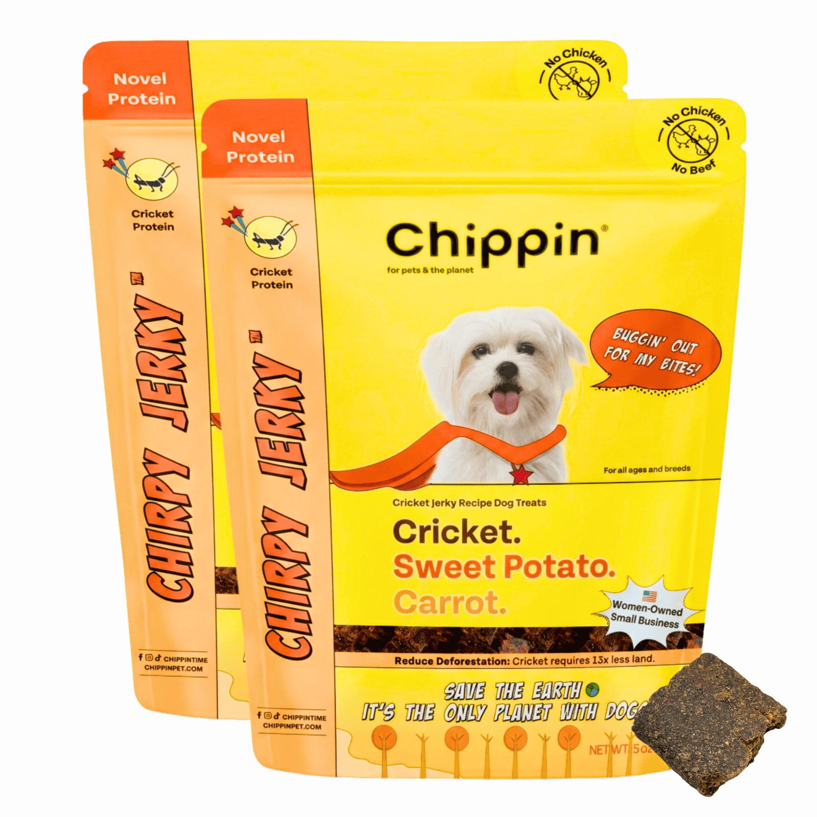 High Value Dog Treats | Novel Protein | Sensitive Tummy Safe | Chippin
