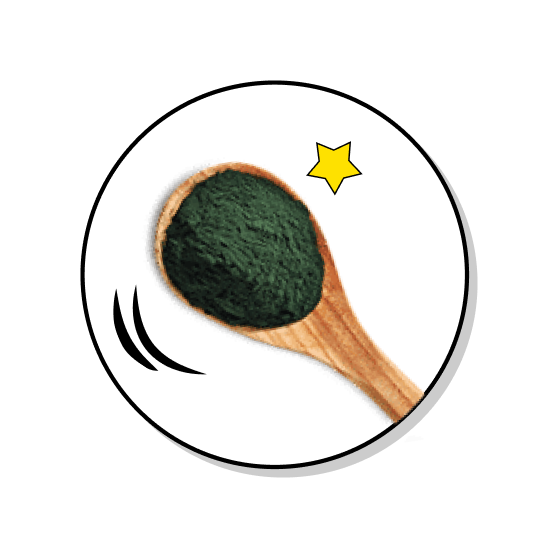 - Vegan protein - Reduces grass eating - Antioxidant - Nutrient-Dense - - Natural antioxidant and anti-inflammatory - Meets veggie craving and curbs grass-eating - Most nutrient dense food on the planet